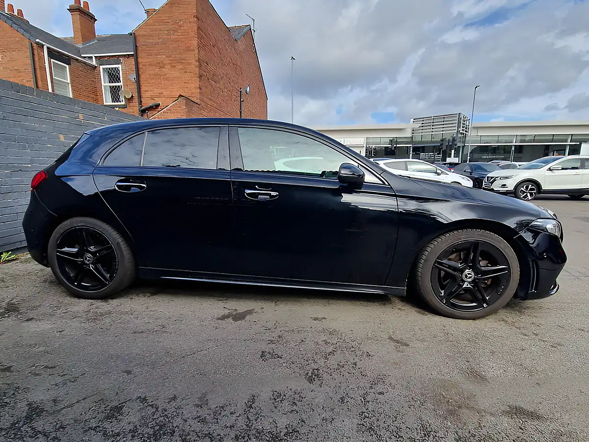 Used 2019 Mercedes-Benz a Class AMG Line (premium) Black - Interior and Exterior details 7