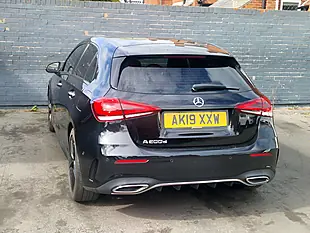 Used 2019 Mercedes-Benz a Class AMG Line (premium) Black - Interior and Exterior details 8