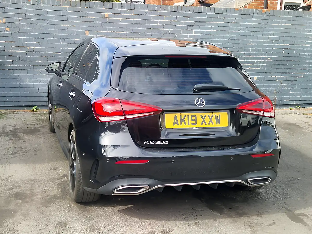 Used 2019 Mercedes-Benz a Class AMG Line (premium) Black - Interior and Exterior details 8