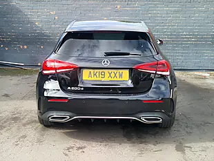 Used 2019 Mercedes-Benz a Class AMG Line (premium) Black - Interior and Exterior details 9