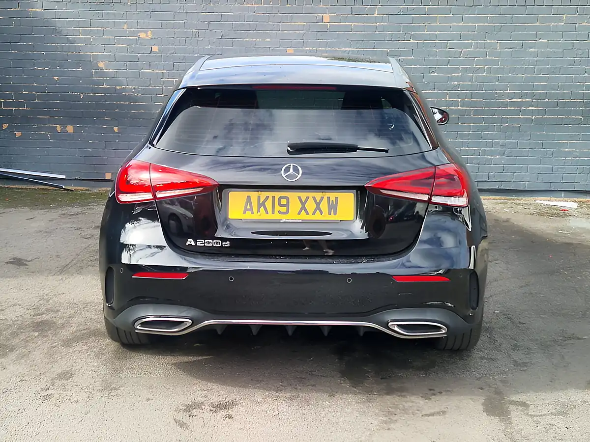 Used 2019 Mercedes-Benz a Class AMG Line (premium) Black - Interior and Exterior details 9