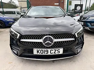 Used 2019 Mercedes-Benz a-Class AMG Line (premium) Black - Interior and Exterior details 4