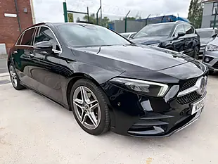 Used 2019 Mercedes-Benz a-Class AMG Line (premium) Black - Interior and Exterior details 9