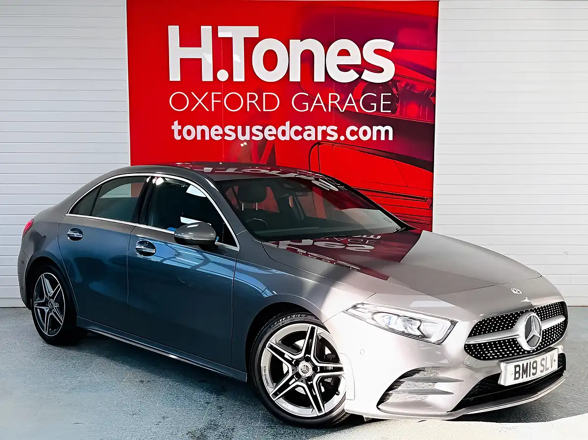 Used 2019 Mercedes-Benz a-Class AMG Line (premium) Grey - Front View