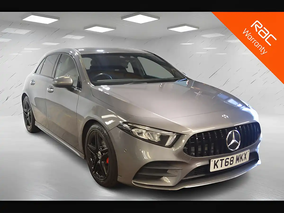 Used 2019 Mercedes-Benz a Class AMG Line Premium Grey - Front View