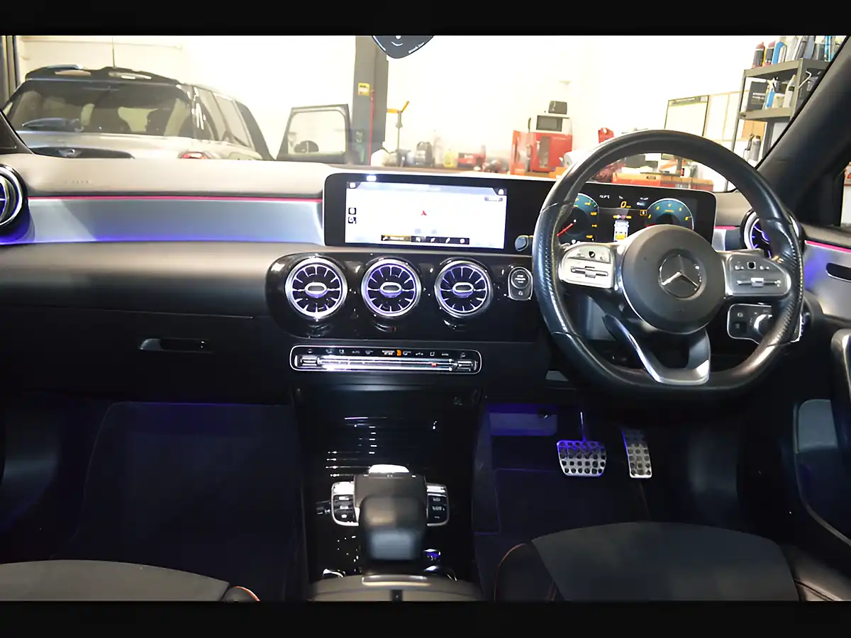 Used 2019 Mercedes-Benz a Class AMG Line Premium Grey - Interior and Exterior details 14