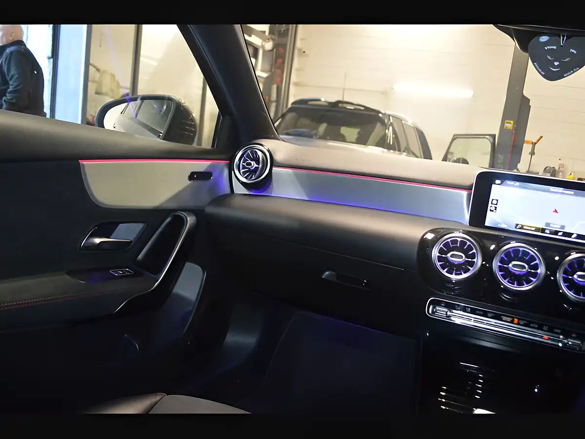 Used 2019 Mercedes-Benz a Class AMG Line Premium Grey - Interior and Exterior details 15