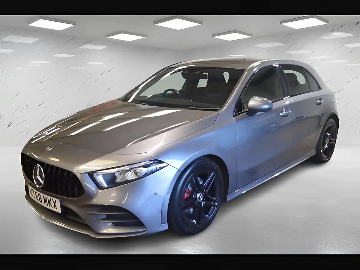 Used 2019 Mercedes-Benz a Class AMG Line Premium Grey - Interior and Exterior details 4