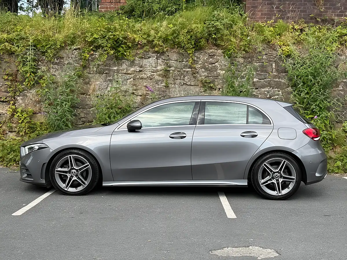 Used 2019 Mercedes-Benz a Class AMG Line Premium Grey - Interior and Exterior details 5