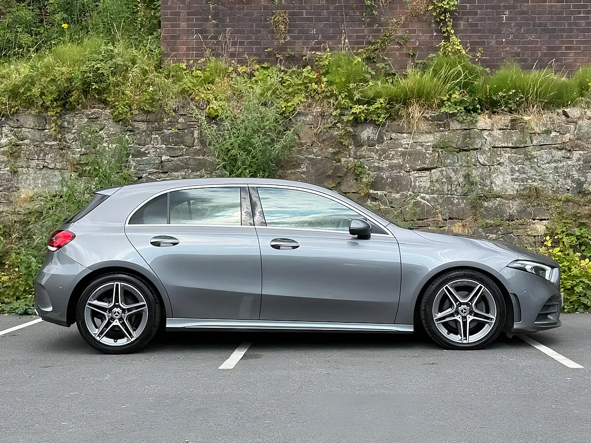 Used 2019 Mercedes-Benz a Class AMG Line Premium Grey - Interior and Exterior details 7