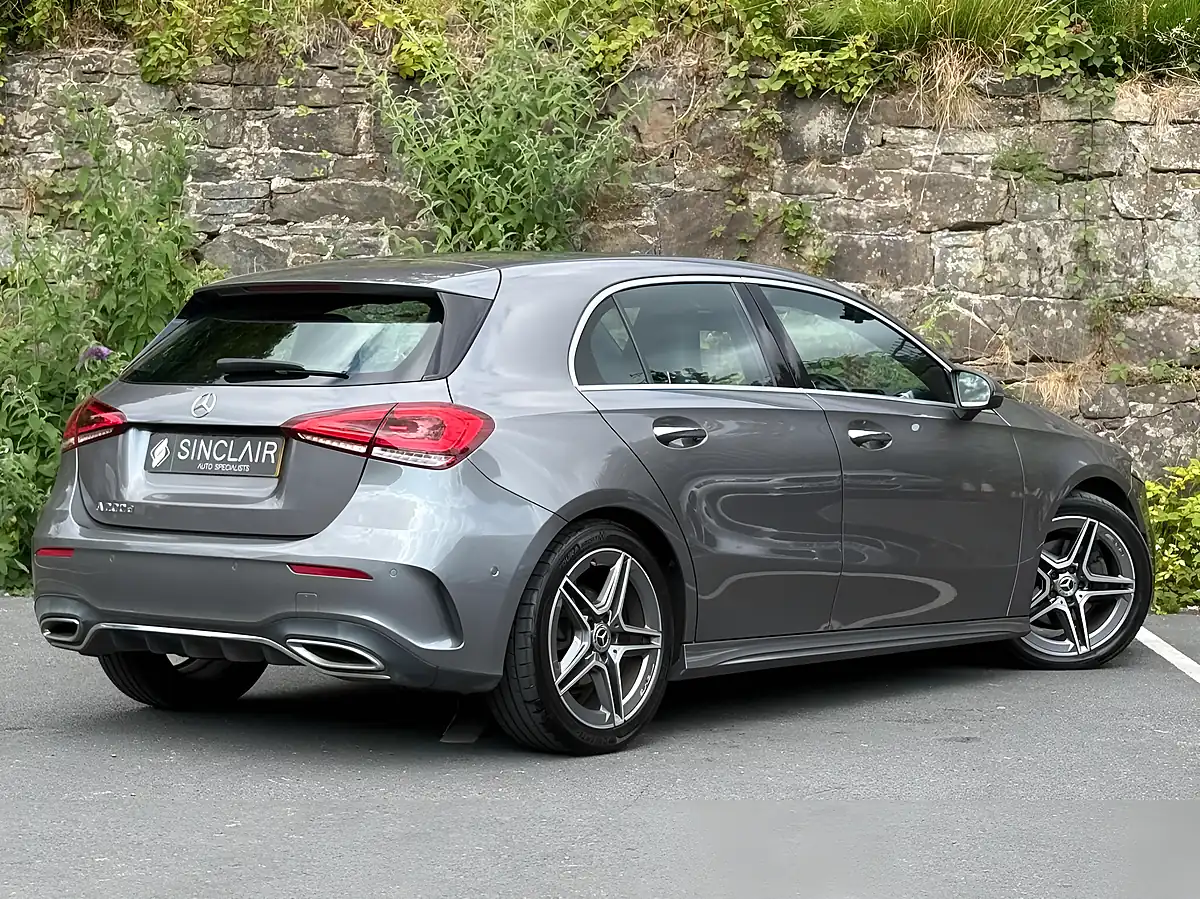 Used 2019 Mercedes-Benz a Class AMG Line Premium Grey - Interior and Exterior details 8