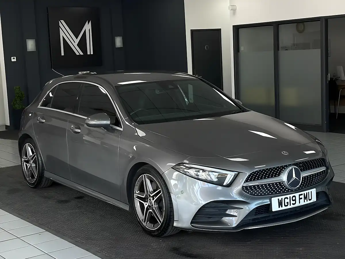 Used 2019 Mercedes-Benz a Class AMG Line Premium Grey - Interior and Exterior details 2