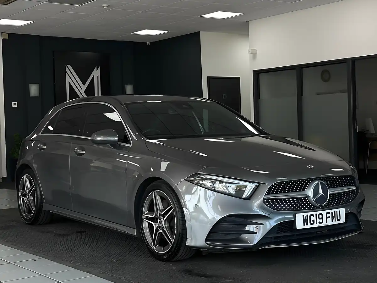 Used 2019 Mercedes-Benz a Class AMG Line Premium Grey - Interior and Exterior details 3