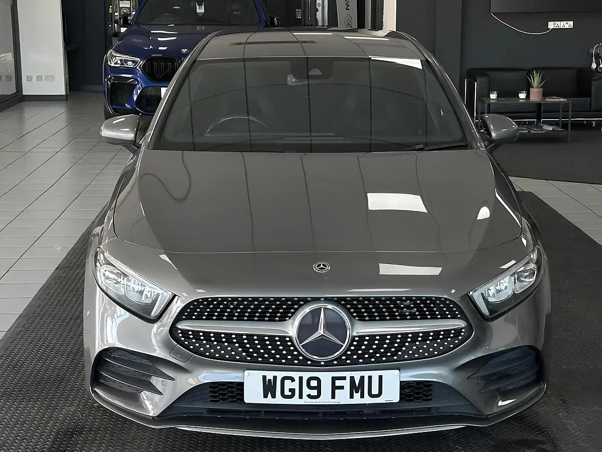 Used 2019 Mercedes-Benz a Class AMG Line Premium Grey - Interior and Exterior details 5