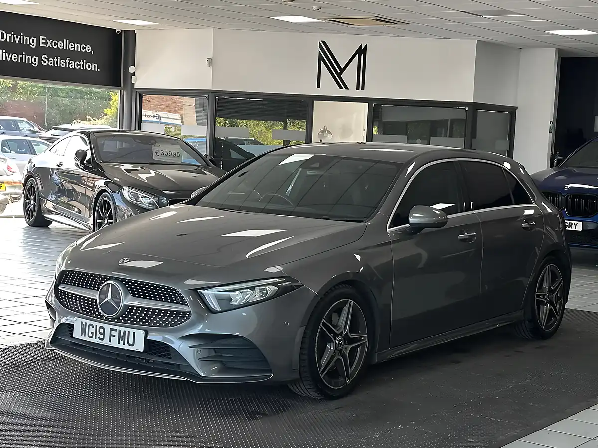 Used 2019 Mercedes-Benz a Class AMG Line Premium Grey - Interior and Exterior details 6