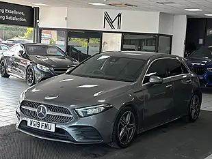 Used 2019 Mercedes-Benz a Class AMG Line Premium Grey - Interior and Exterior details 8
