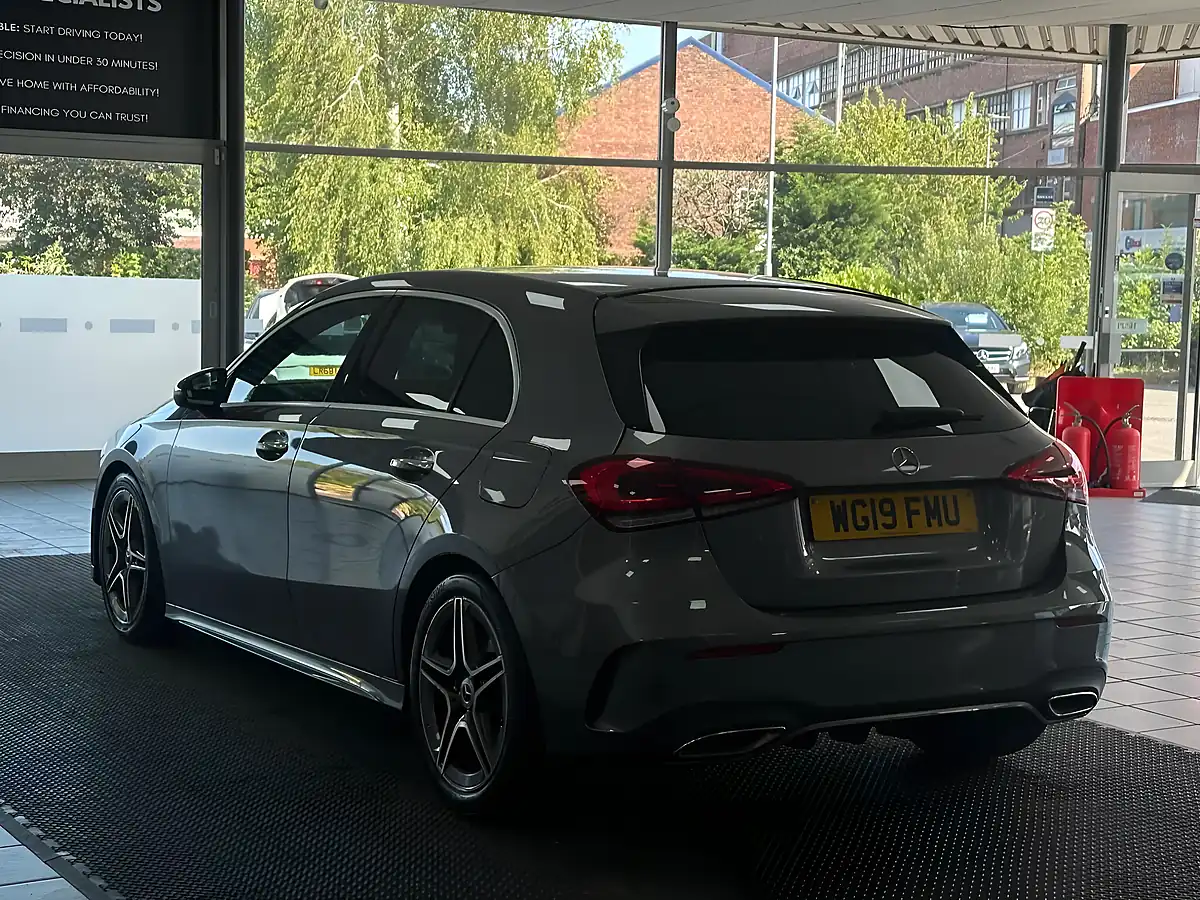Used 2019 Mercedes-Benz a Class AMG Line Premium Grey - Interior and Exterior details 9