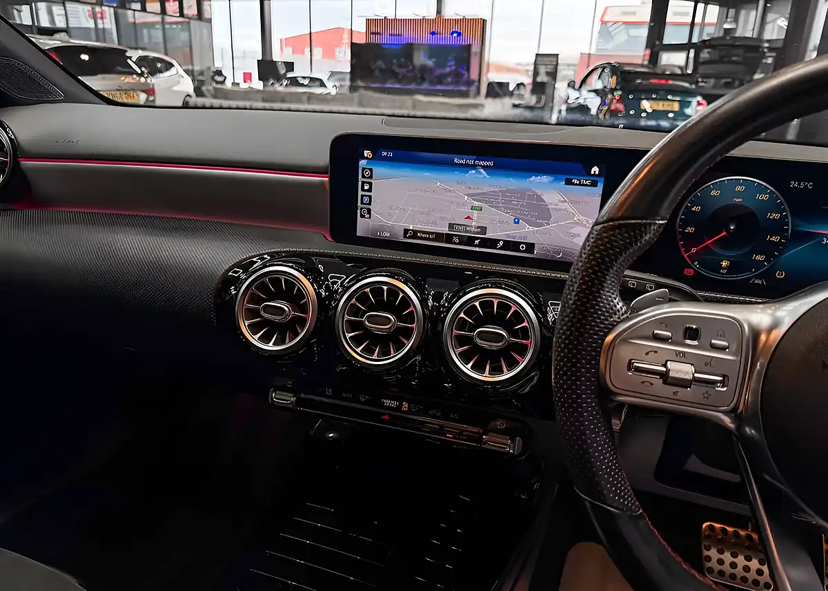Used 2019 Mercedes-Benz a Class AMG Line (premium) Grey - Interior and Exterior details 12