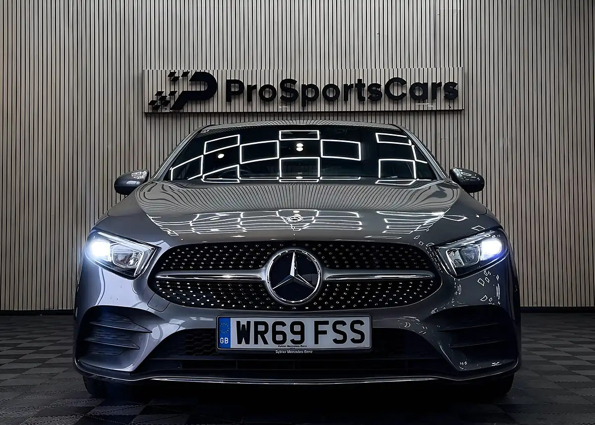 Used 2019 Mercedes-Benz a Class AMG Line (premium) Grey - Interior and Exterior details 2