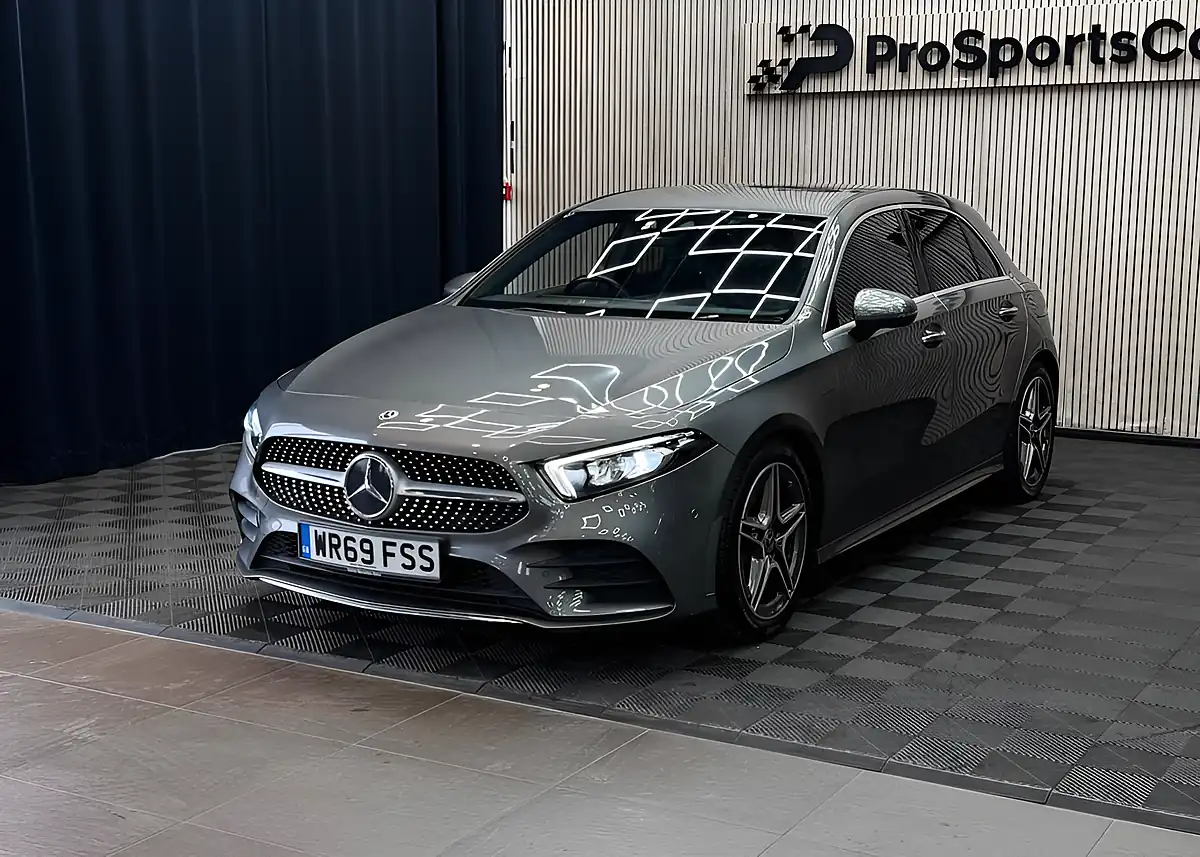 Used 2019 Mercedes-Benz a Class AMG Line (premium) Grey - Interior and Exterior details 4