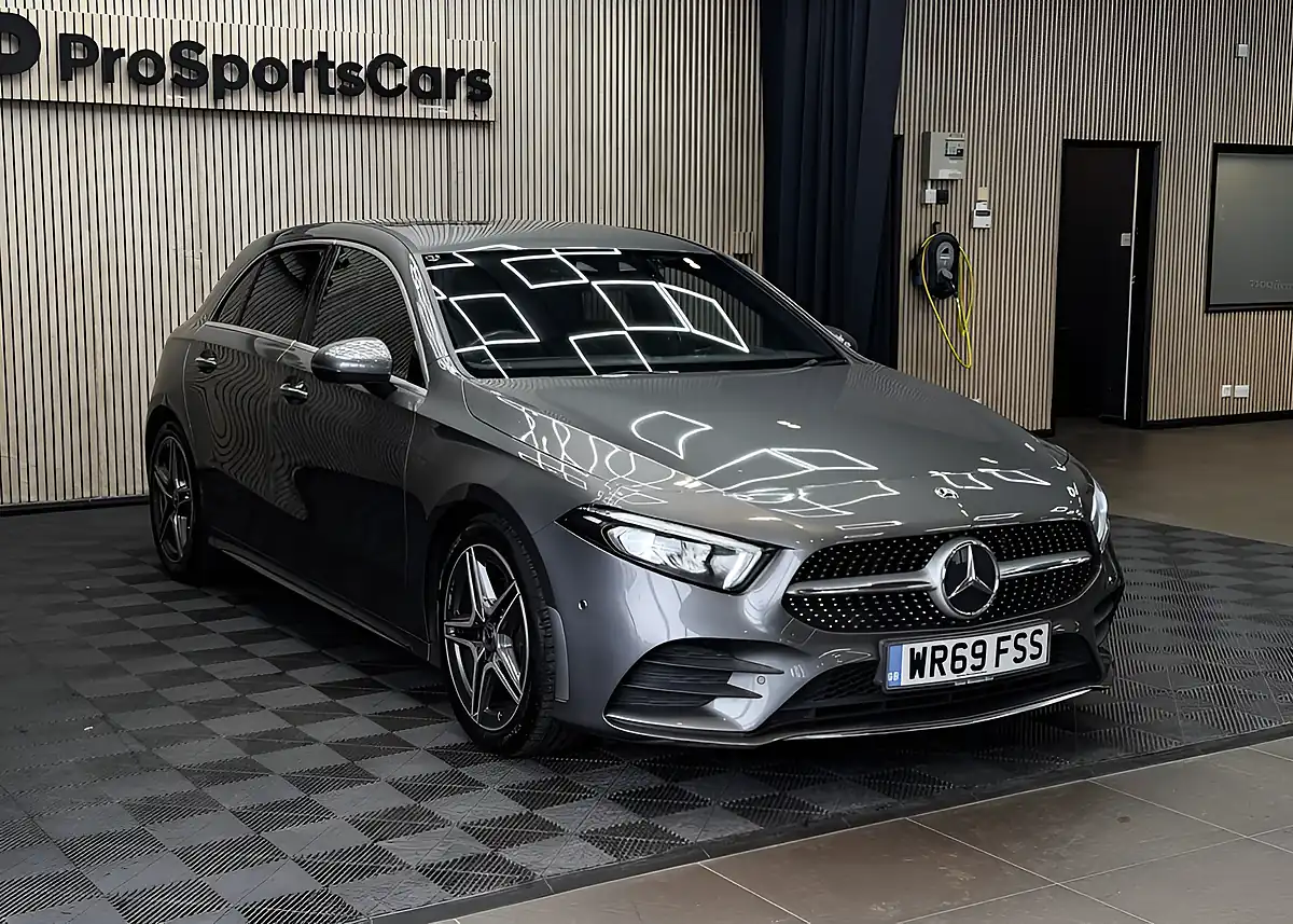Used 2019 Mercedes-Benz a Class AMG Line (premium) Grey - Interior and Exterior details 7