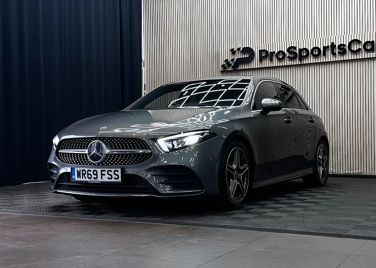 Used 2019 Mercedes-Benz a Class AMG Line (premium) Grey - Interior and Exterior details 8