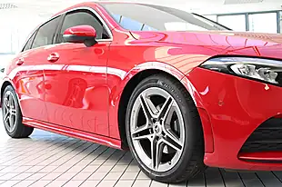 Used 2019 Mercedes-Benz a-Class AMG Line (premium) Patagonia Red - Interior and Exterior details 10