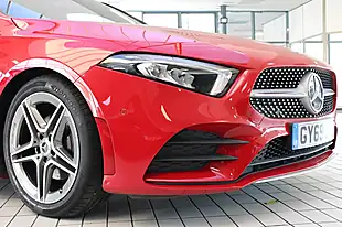 Used 2019 Mercedes-Benz a-Class AMG Line (premium) Patagonia Red - Interior and Exterior details 11