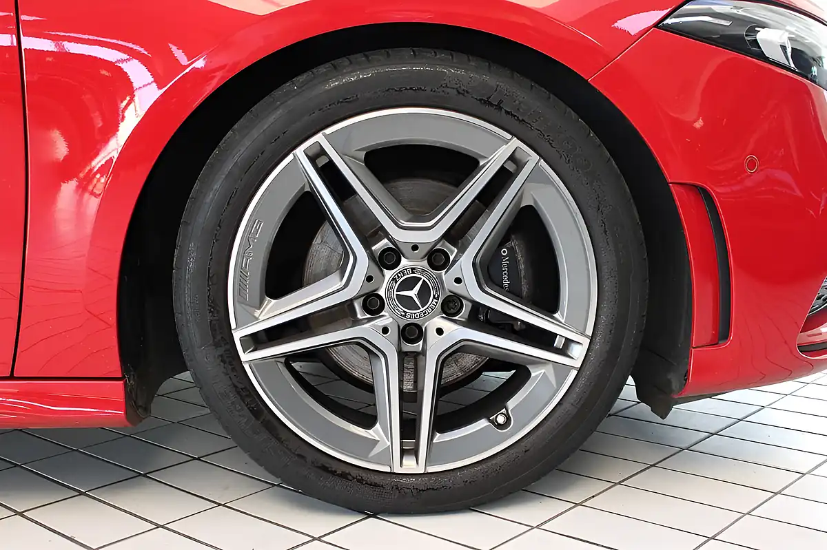 Used 2019 Mercedes-Benz a-Class AMG Line (premium) Patagonia Red - Interior and Exterior details 12