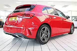 Used 2019 Mercedes-Benz a-Class AMG Line (premium) Patagonia Red - Interior and Exterior details 13