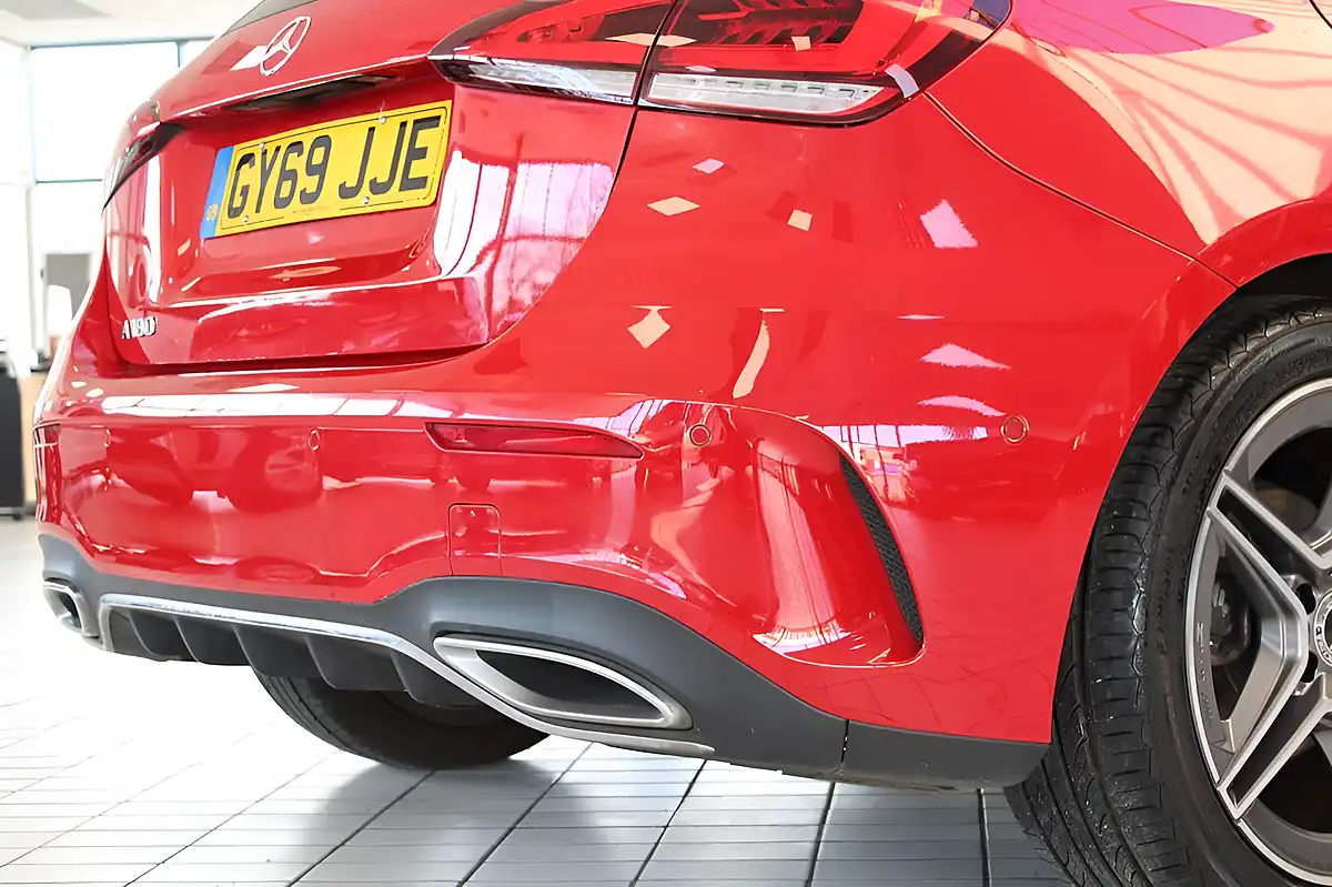 Used 2019 Mercedes-Benz a-Class AMG Line (premium) Patagonia Red - Interior and Exterior details 14