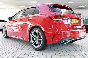 Used 2019 Mercedes-Benz a-Class AMG Line (premium) Patagonia Red - Interior and Exterior details 17