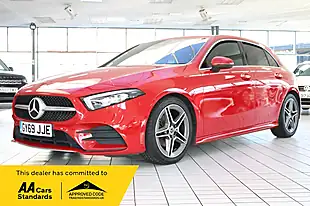 Used 2019 Mercedes-Benz a-Class AMG Line (premium) Patagonia Red - Interior and Exterior details 3