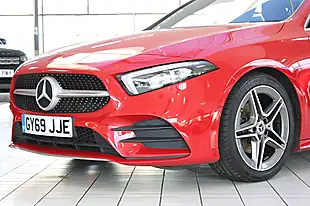 Used 2019 Mercedes-Benz a-Class AMG Line (premium) Patagonia Red - Interior and Exterior details 5