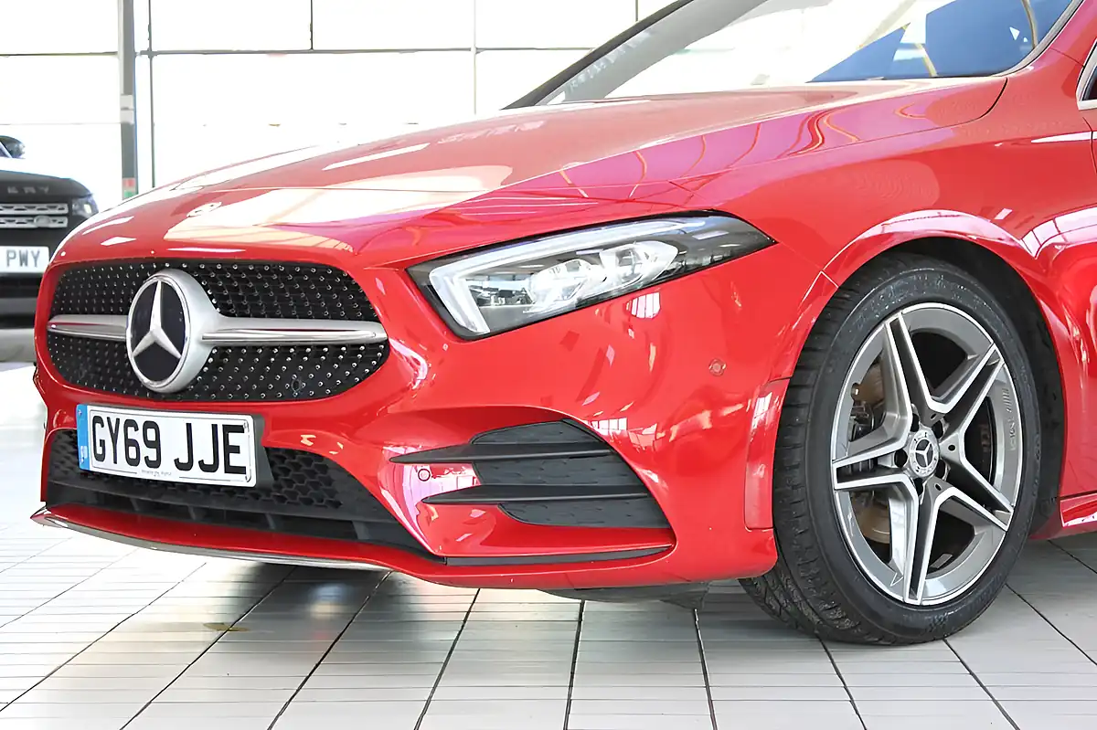 Used 2019 Mercedes-Benz a-Class AMG Line (premium) Patagonia Red - Interior and Exterior details 5