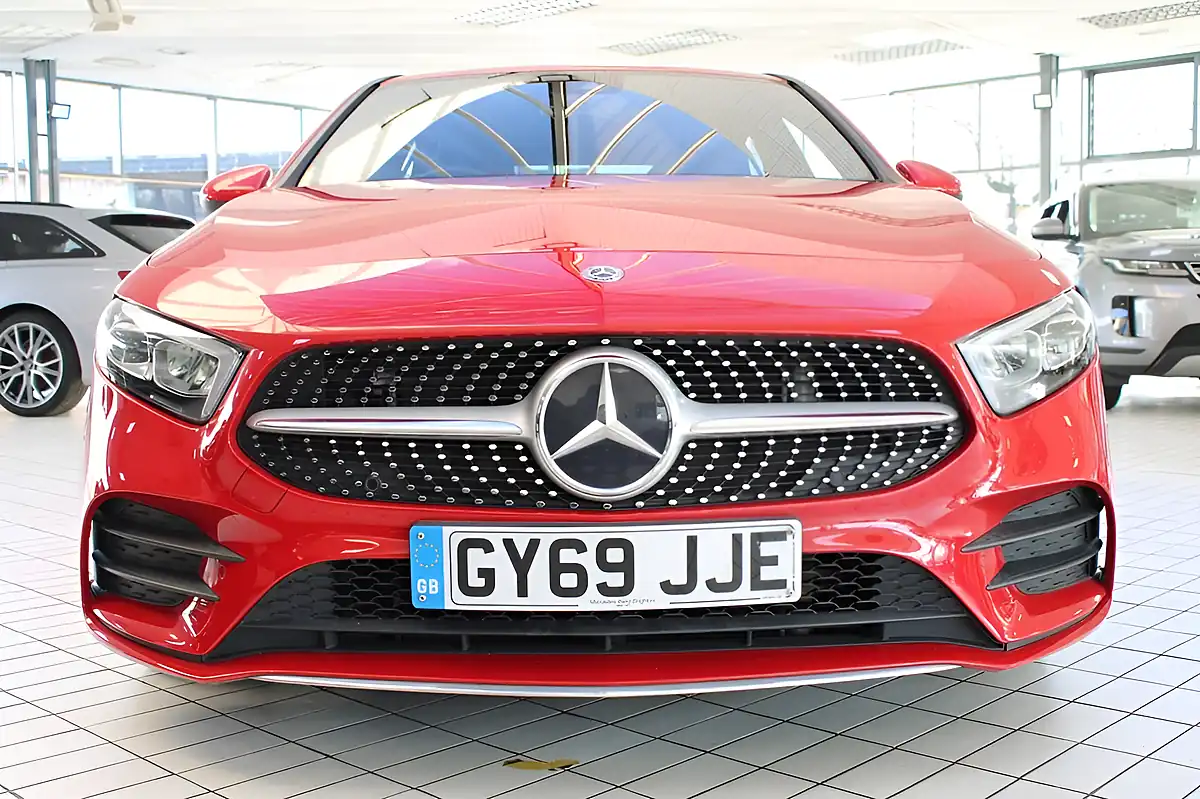 Used 2019 Mercedes-Benz a-Class AMG Line (premium) Patagonia Red - Interior and Exterior details 8