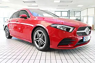 Used 2019 Mercedes-Benz a-Class AMG Line (premium) Patagonia Red - Interior and Exterior details 9