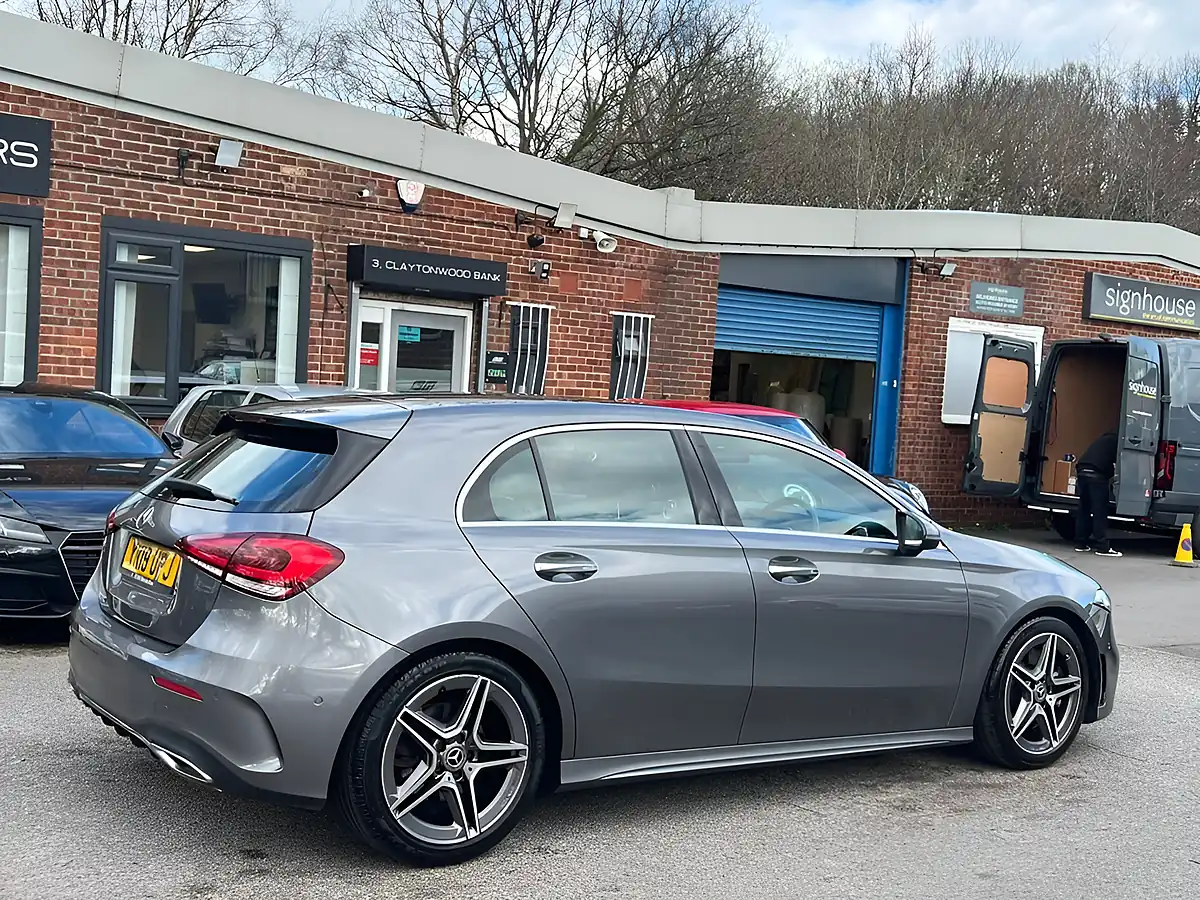 Used 2019 Mercedes-Benz a-Class AMG Line (premium Plus) Grey - Interior and Exterior details 11