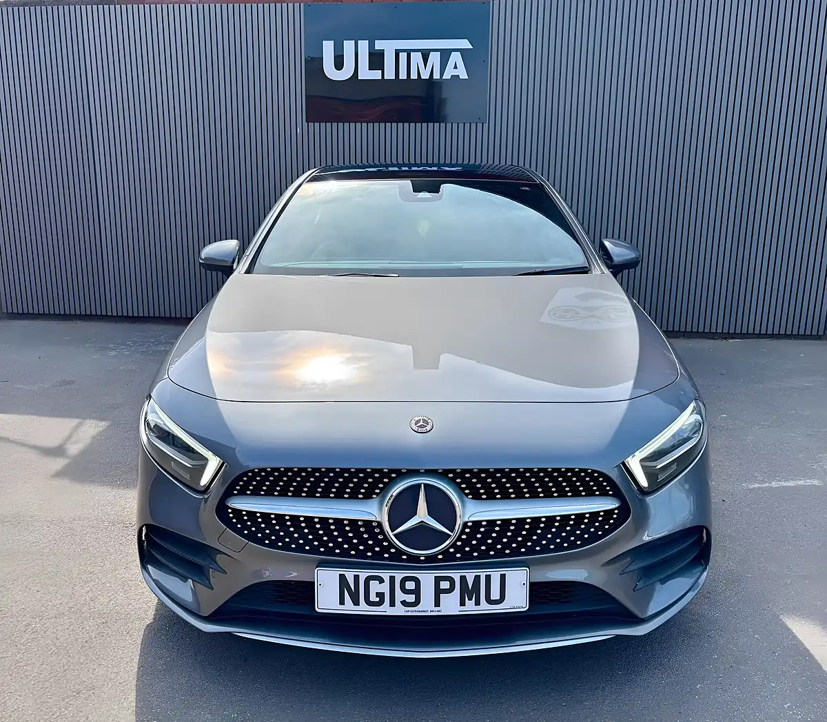 Used 2019 Mercedes-Benz a Class AMG Line Premium Plus Grey - Interior and Exterior details 3