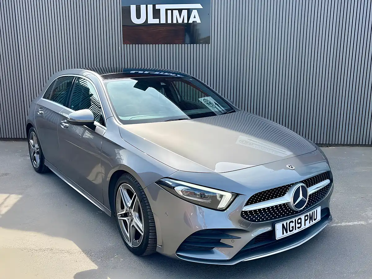 Used 2019 Mercedes-Benz a Class AMG Line Premium Plus Grey - Interior and Exterior details 4