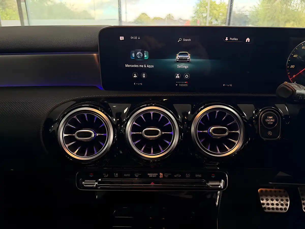 Used 2019 Mercedes-Benz a Class AMG Line Premium Plus Red - Interior and Exterior details 16