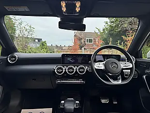 Used 2019 Mercedes-Benz a Class AMG Line (premium Plus) White - Interior and Exterior details 10