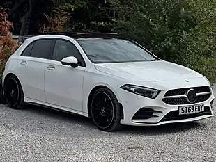 Used 2019 Mercedes-Benz a Class AMG Line (premium Plus) White - Interior and Exterior details 3