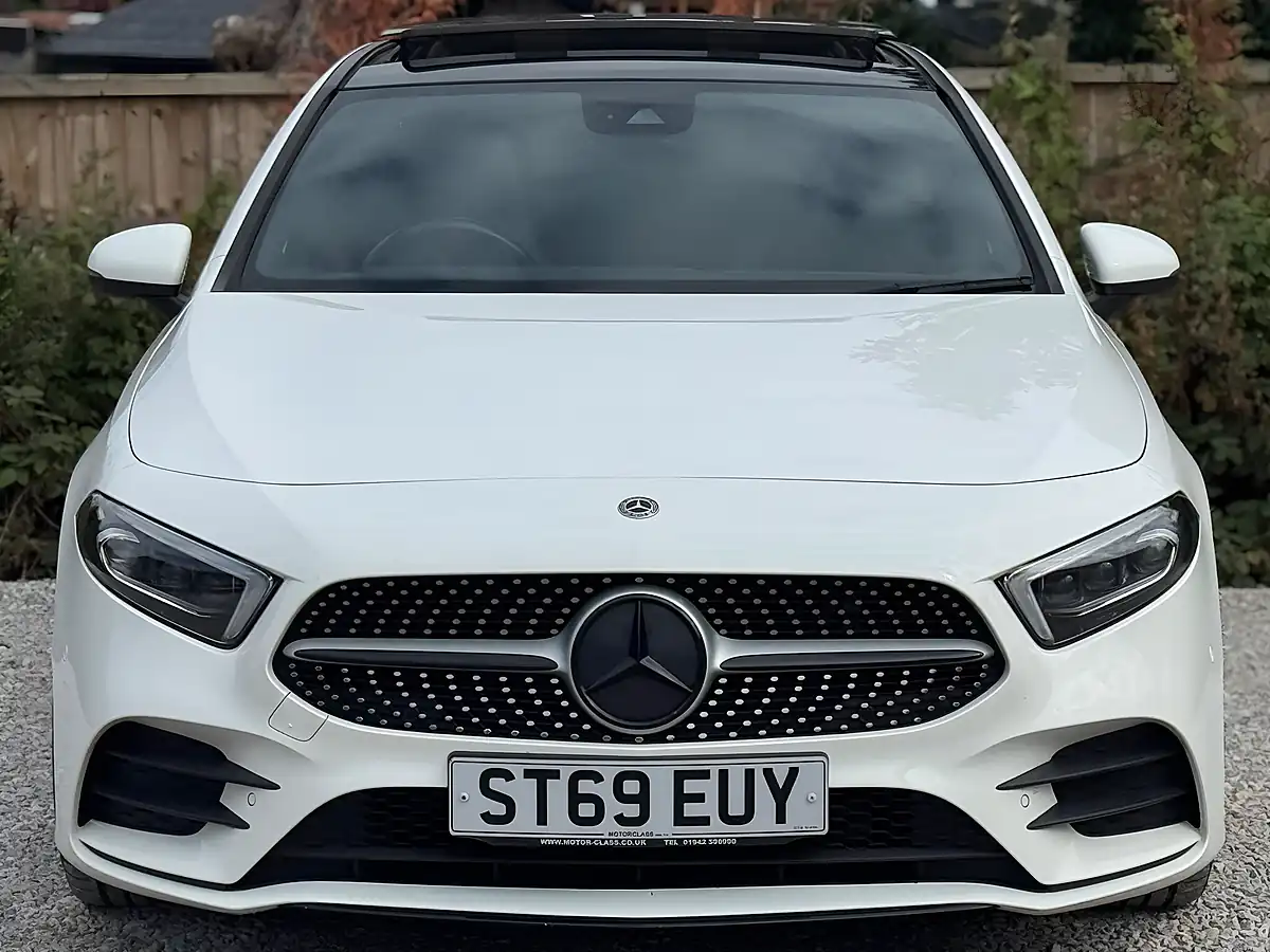 Used 2019 Mercedes-Benz a Class AMG Line (premium Plus) White - Interior and Exterior details 5