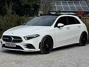 Used 2019 Mercedes-Benz a Class AMG Line (premium Plus) White - Interior and Exterior details 6
