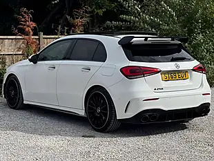 Used 2019 Mercedes-Benz a Class AMG Line (premium Plus) White - Interior and Exterior details 7