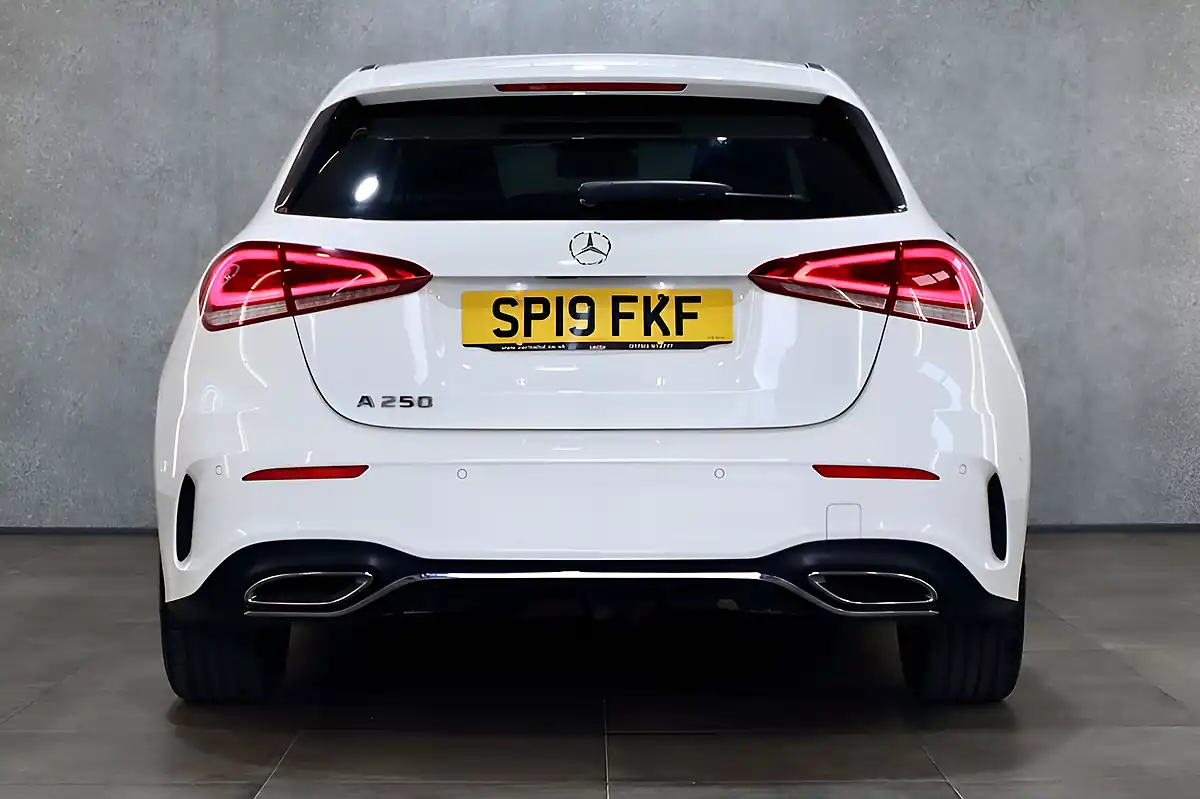 Used 2019 Mercedes-Benz a Class AMG Line (premium Plus) White - Interior and Exterior details 17