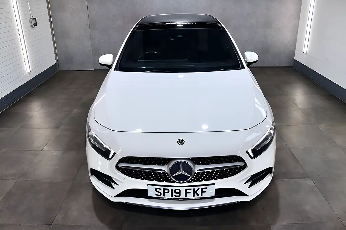 Used 2019 Mercedes-Benz a Class AMG Line (premium Plus) White - Interior and Exterior details 18