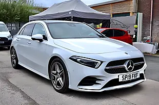 Used 2019 Mercedes-Benz a Class AMG Line (premium Plus) White - Interior and Exterior details 20
