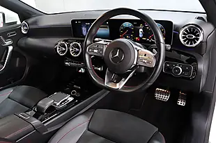 Used 2019 Mercedes-Benz a Class AMG Line (premium Plus) White - Interior and Exterior details 3